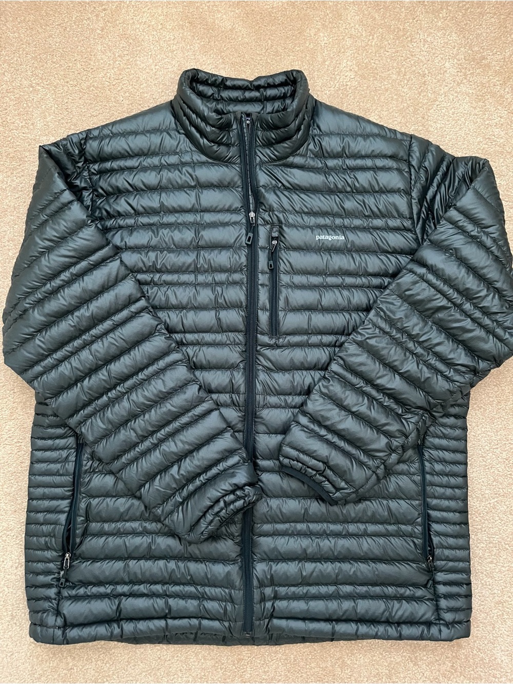 Patagonia Men’s Black Quilted Down Jacket